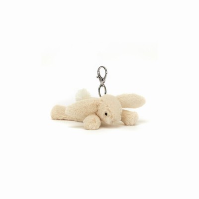 Jellycat Smudge Rabbit Dije Para Bolso | VAWQ-18206